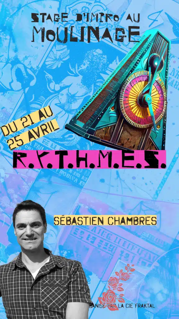 Théâtre d’impro – Sébastien CHAMBRES – 21 au 25 avril 2025